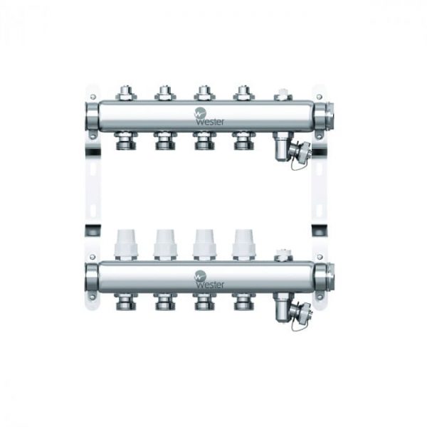 Коллектор нерж. Wester всборе 1″х 3/4″х2 вых.